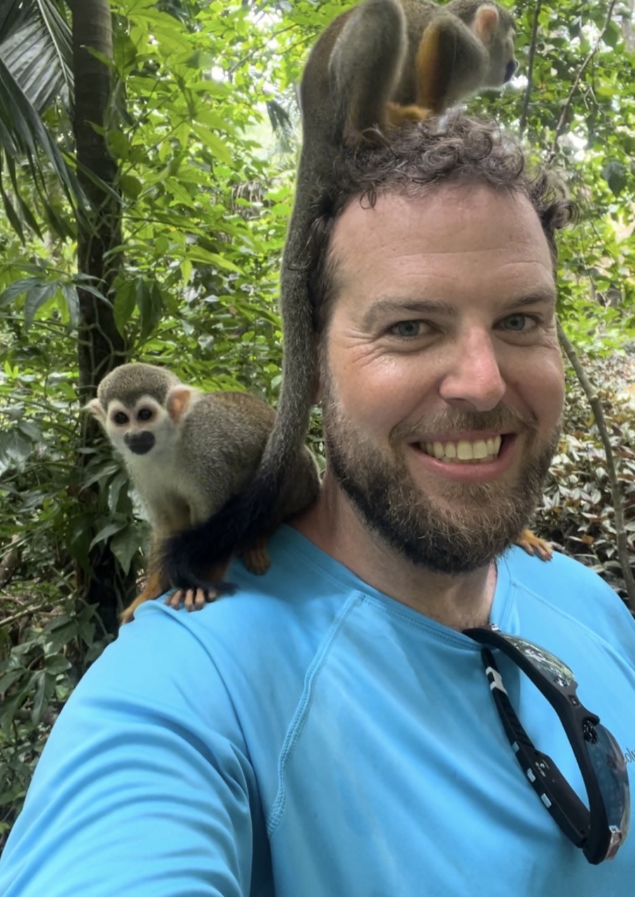 Jake Coffman, Founder & Principal of Coffman Innovations, in the field